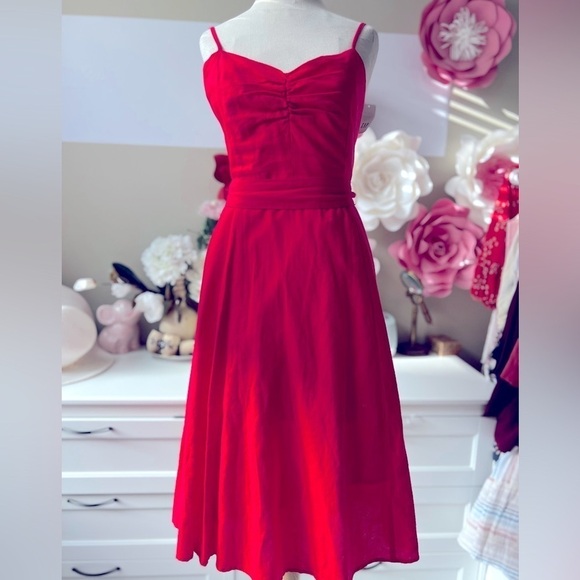 NEW With Tag Old Navy Red Dress - Picture 1 of 9